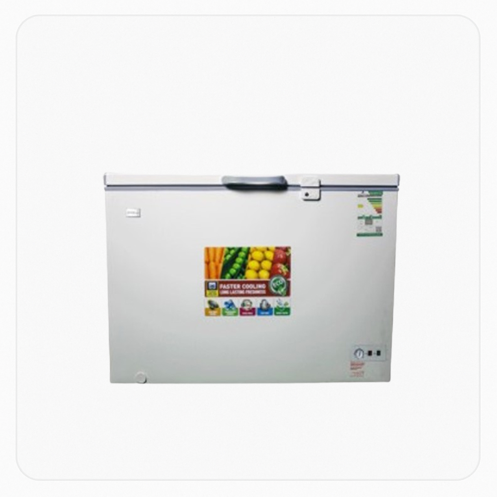 DoraSat Chest Freezer – 10.6 cu.ft.. – 300L – White