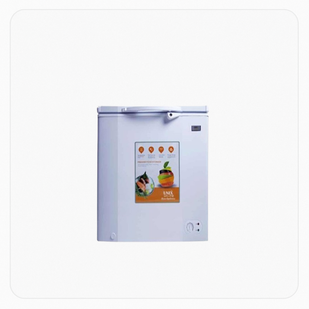Unix Chest Freezer – 5.2 cu.ft.. – 150L – White