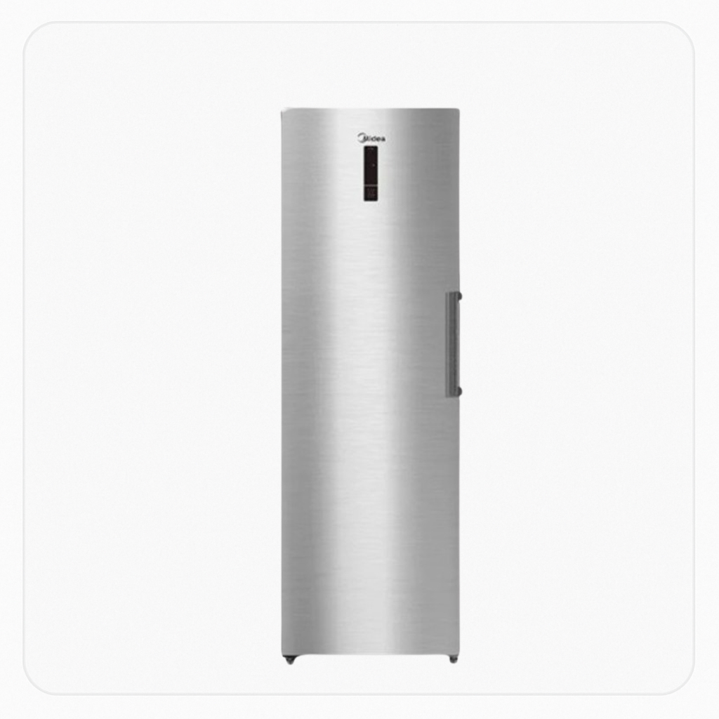 Midea Upright Freezer – 9 cu.ft.. – 254L – Steel – Drawers