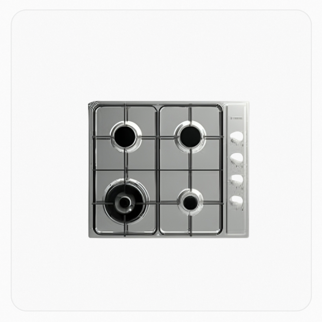 موقد غاز اريستون 4 شعلات – فضي – 60×60 سم