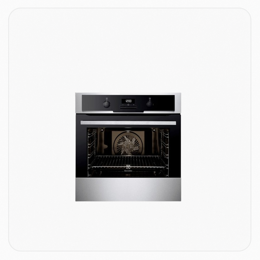 Electrolux Built-in Electric Oven 60cm 71L 9 Functions - Stainless Steel - LED Display - Fan - Grill