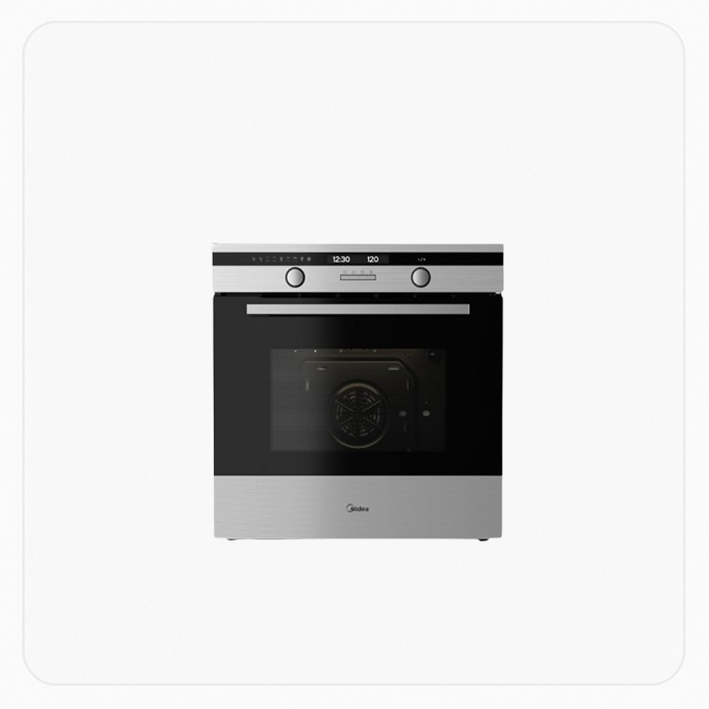 Midea Built-in Electric Oven 60cm - 9 Functions - 70L Capacity - Cooling Fan - Digital Timer - LED Display - Full Safety 