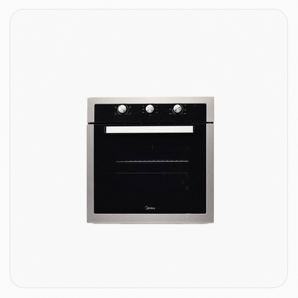 Midea Built-in Electric Oven 60cm - 4 Functions - 70L Capacity - Mechanical Timer - Stainless Steel