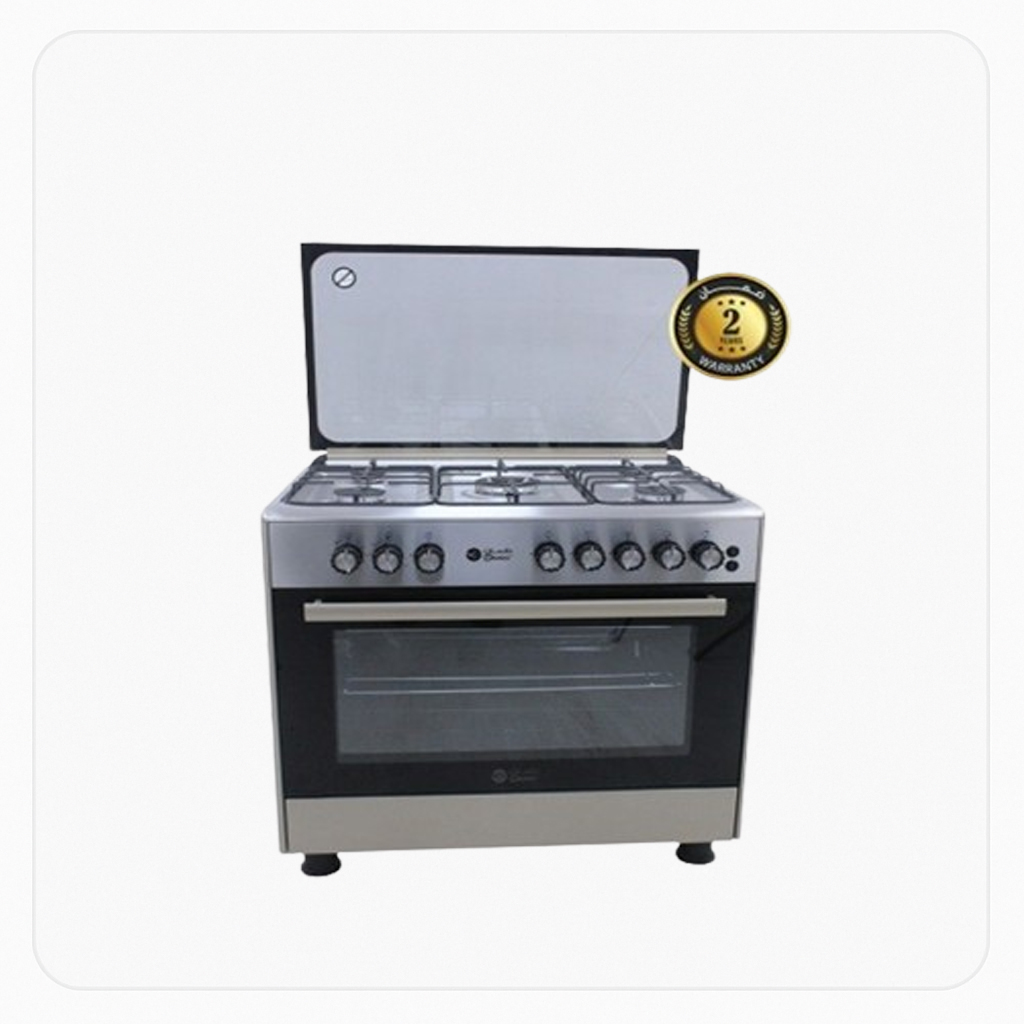 فرن غاز دانسات 5 شعلات - 90*60
