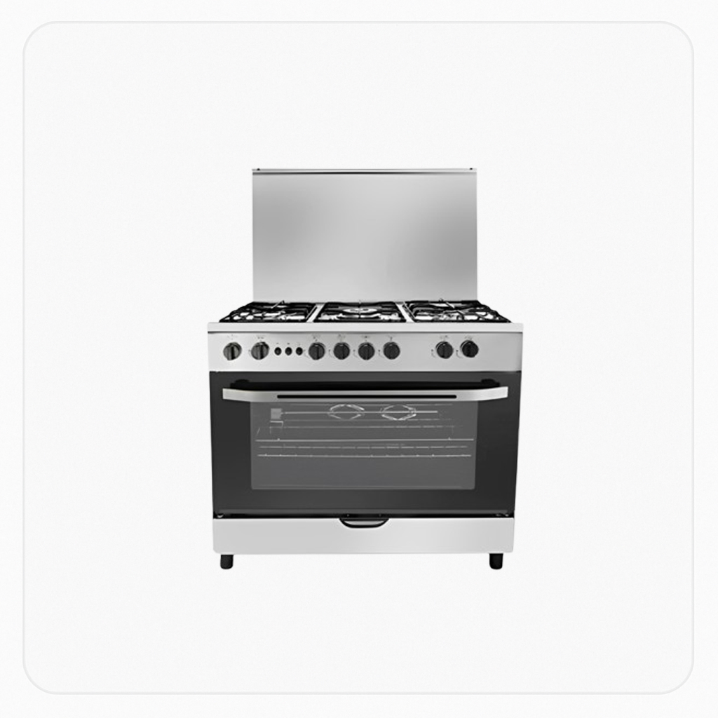 Talida Gas Oven 90×60cm - Full Safety - Stainless Steel