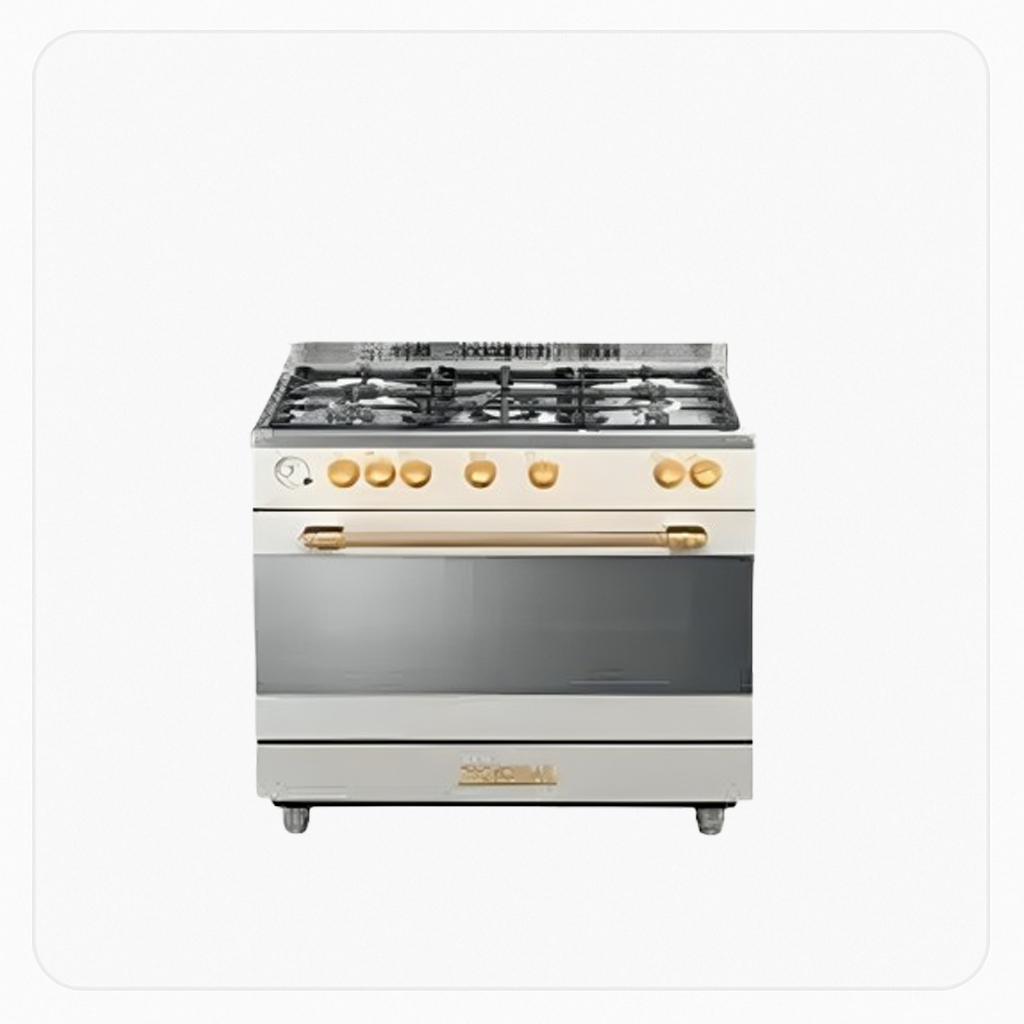 فرن تكنو جاز90*60/-5 عيون ثقيل