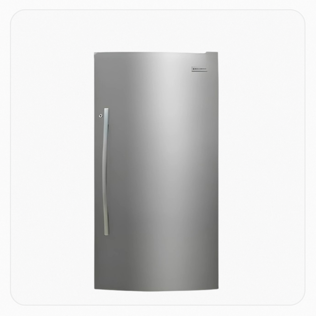 Kelvinator Refrigerator Single Door 21.9 Cu.Ft – Silver