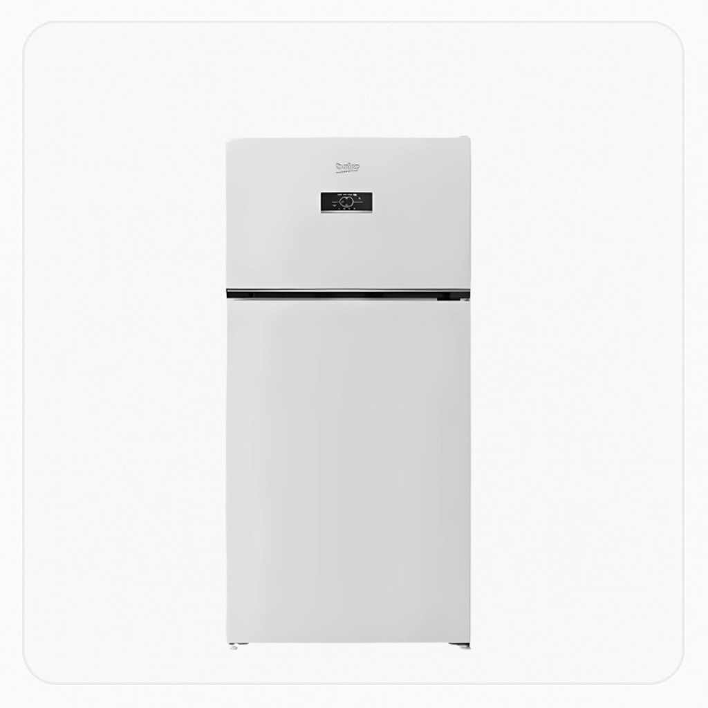 BEKO Refrigerator Double Door No Frost Inverter 17 Cu.Ft – White