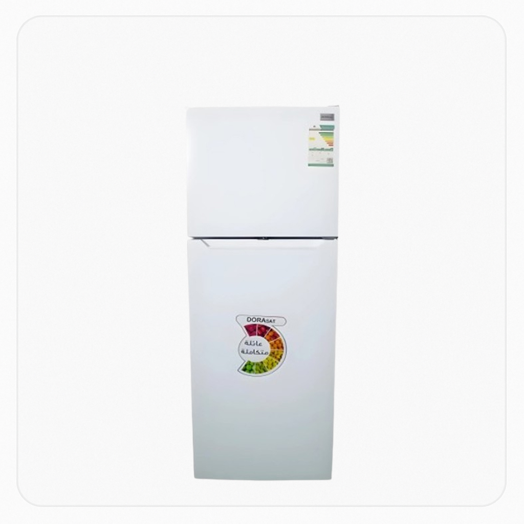 DORASAT Refrigerator – Double-Door – 11.8 Cu.Ft – White