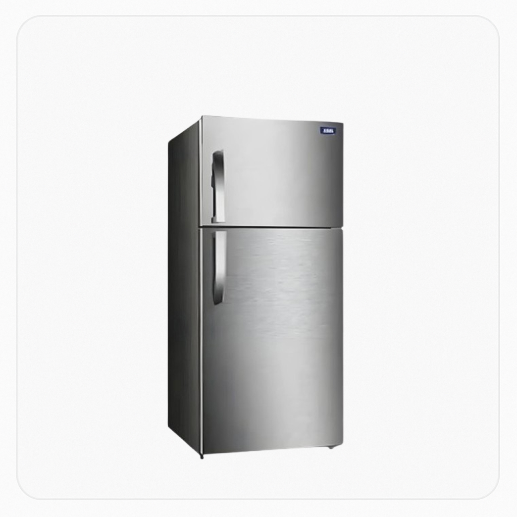 Haaz Refrigerator DOUBLE-DOOR 15.1 Cu.Ft - Silver
