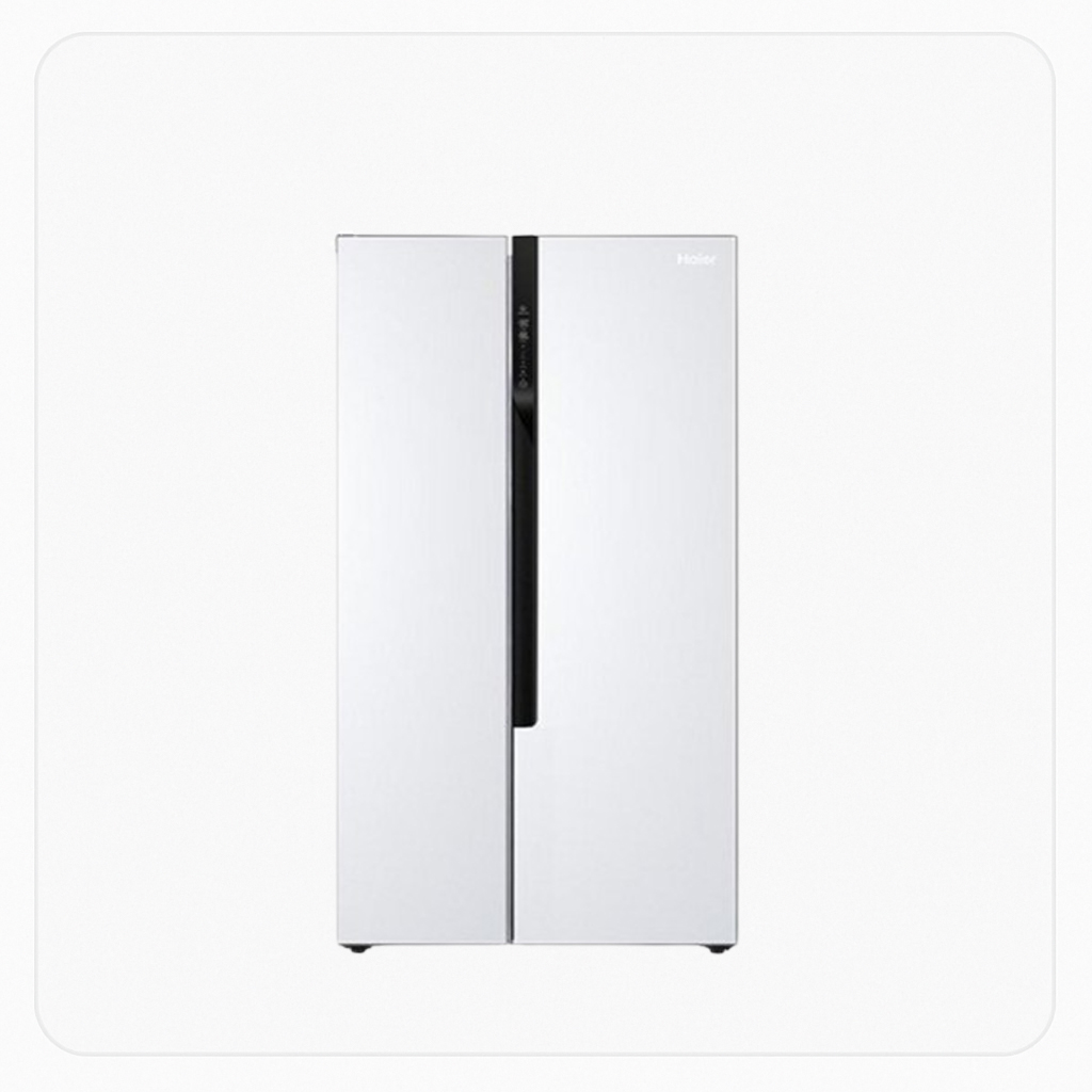 Haier Refrigerator – SIDE-BY-SIDE 19.8 Cu.Ft – Inverter – 560 Liters - White