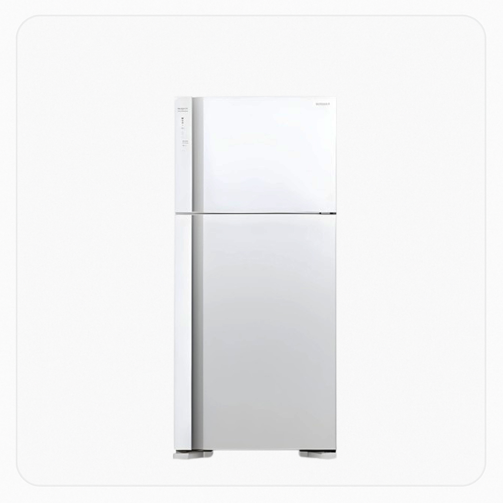 Hitachi Refrigerator – DOUBLE-DOOR 19.43 Cu.Ft – Inverter – 550 Liters - White