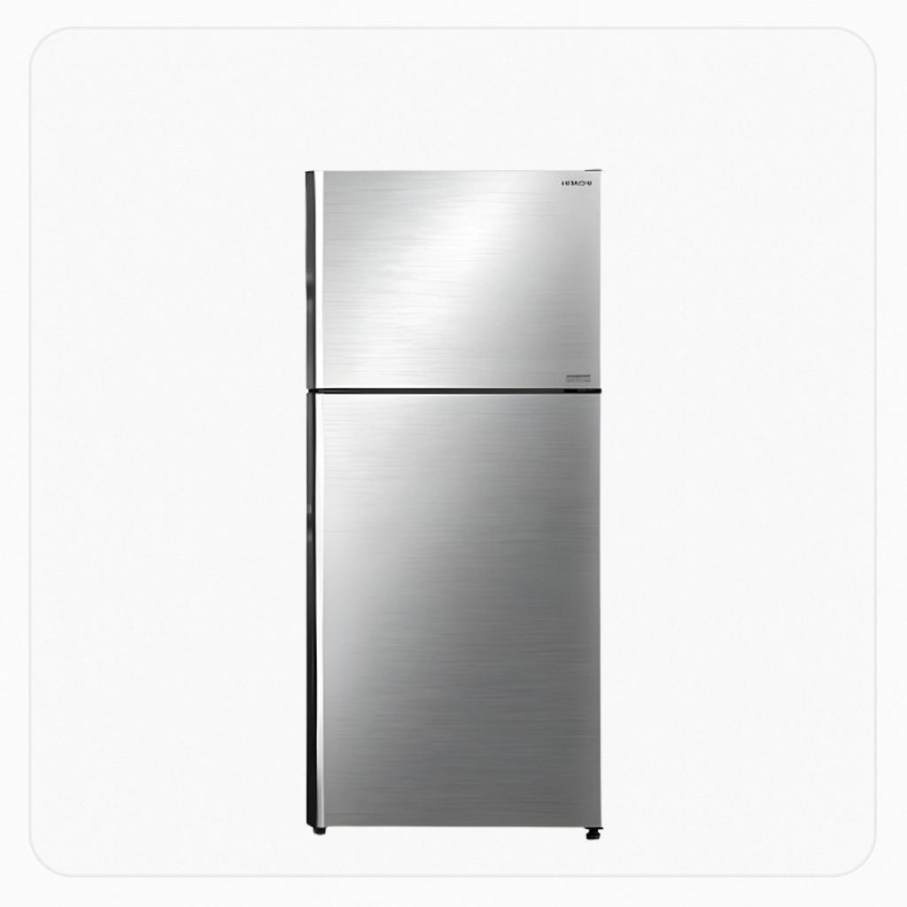 Hitachi Refrigerator – DOUBLE-DOOR 13.96 Cu.Ft – Inverter – 395 Liters - Silver