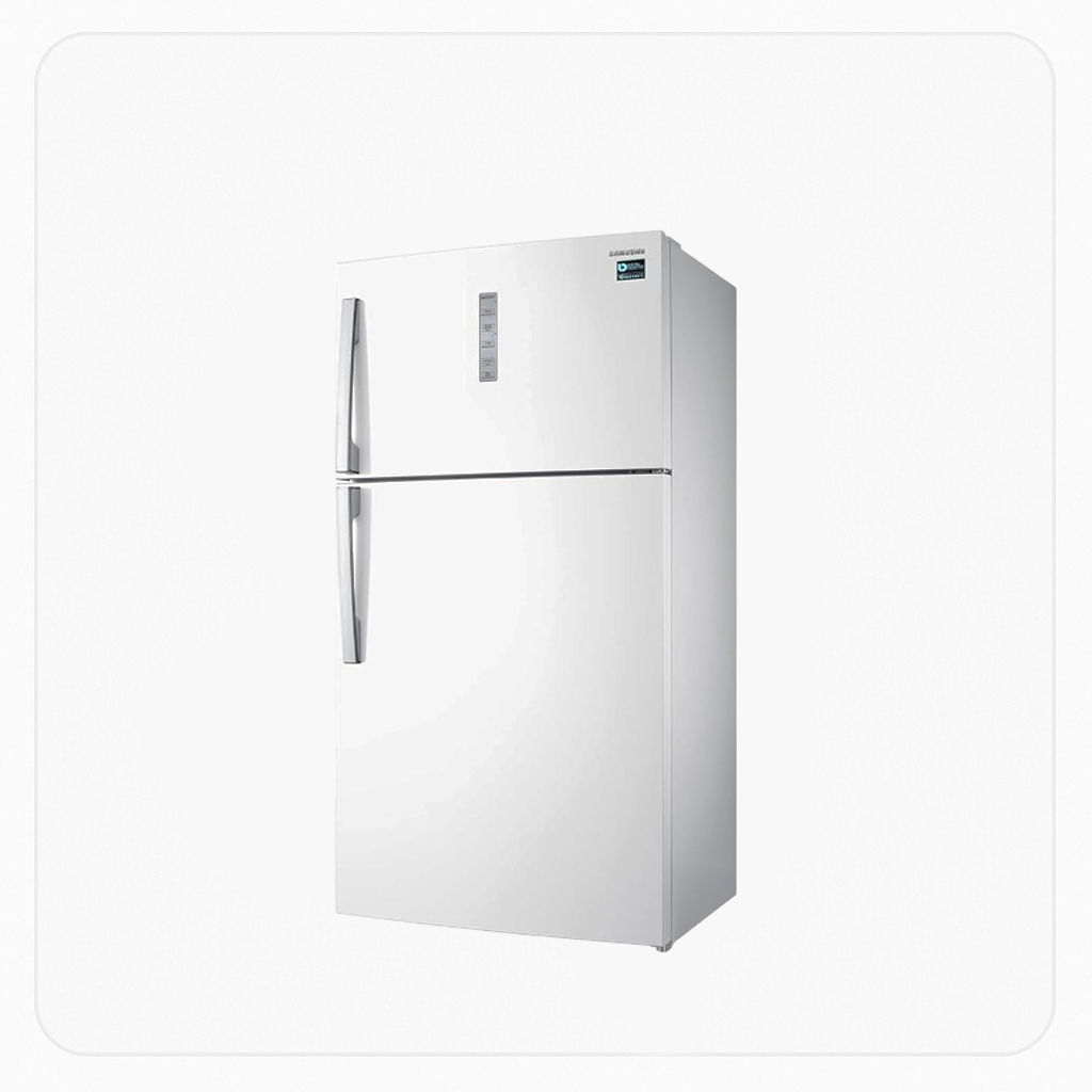 Samsung Refrigerator – Double-Door – 20.18 Cu. Ft, White