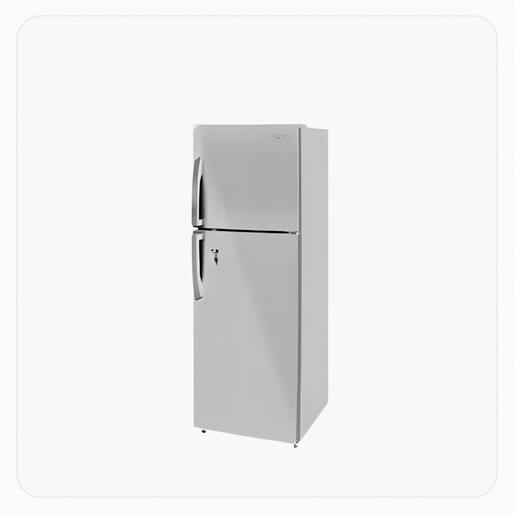 Super General Refrigerator – Double-Door – 7.5 Cu.Ft – Silver