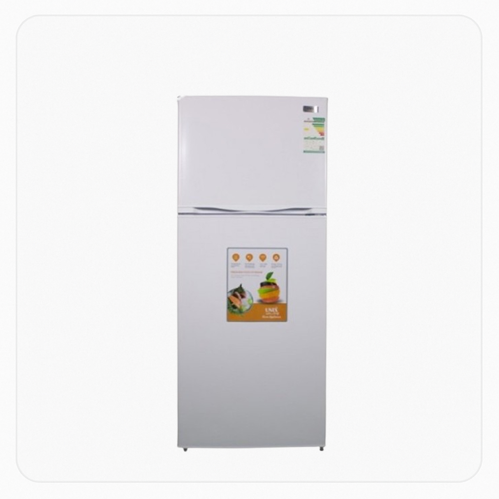 Unix Refrigerator – DOUBLE-DOOR 11.4 Cu.Ft – 325 Liters - White