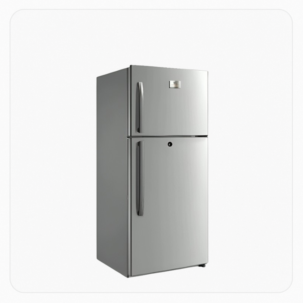 White Westinghouse Refrigerator – DOUBLE-DOOR 23 Cu.Ft – 650 Liters - Silver