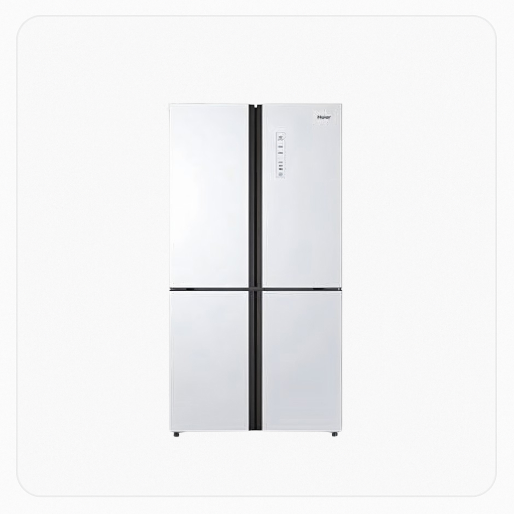 Haier Refrigerator – 4-DOOR SIDE-BY-SIDE 17.8 Cu.Ft – Inverter – 504 Liters - White