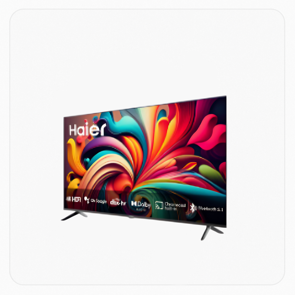 Haier 50-Inch 4K UHD Android Smart TV – HDR – Black