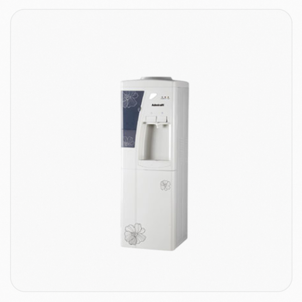 Admiral Water Dispenser – 15L, Top Load, White with Cabinet