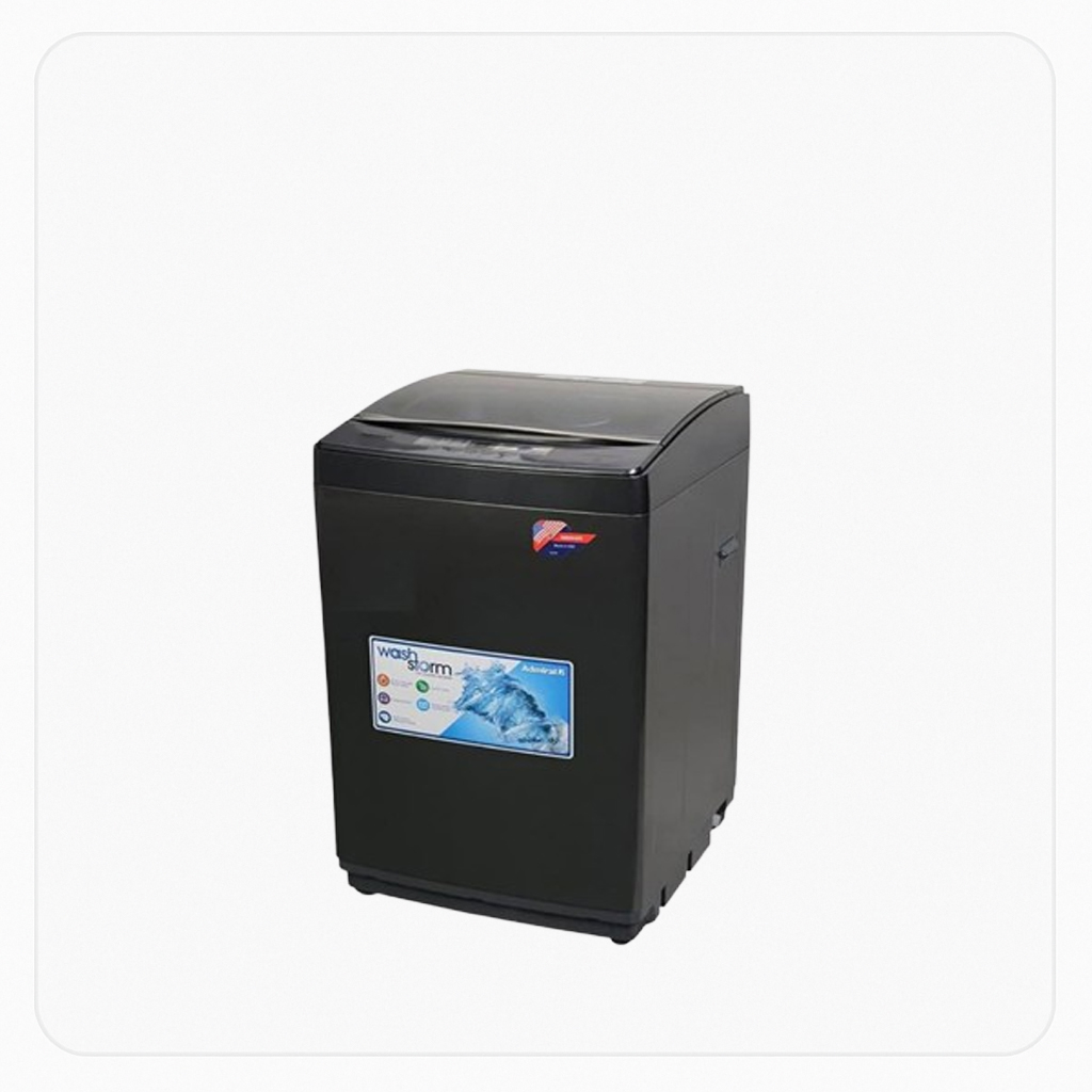 Admiral Top Load Washing Machine - 7kg - Silver - 8 Programs