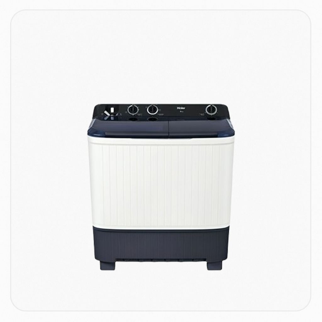 Haier Twin Tub Washing Machine – 10 kg, White