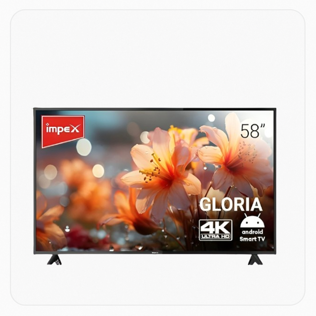 Impex Gloria 58 Smart TV – 58 Inch – 4K Ultra HD – Black