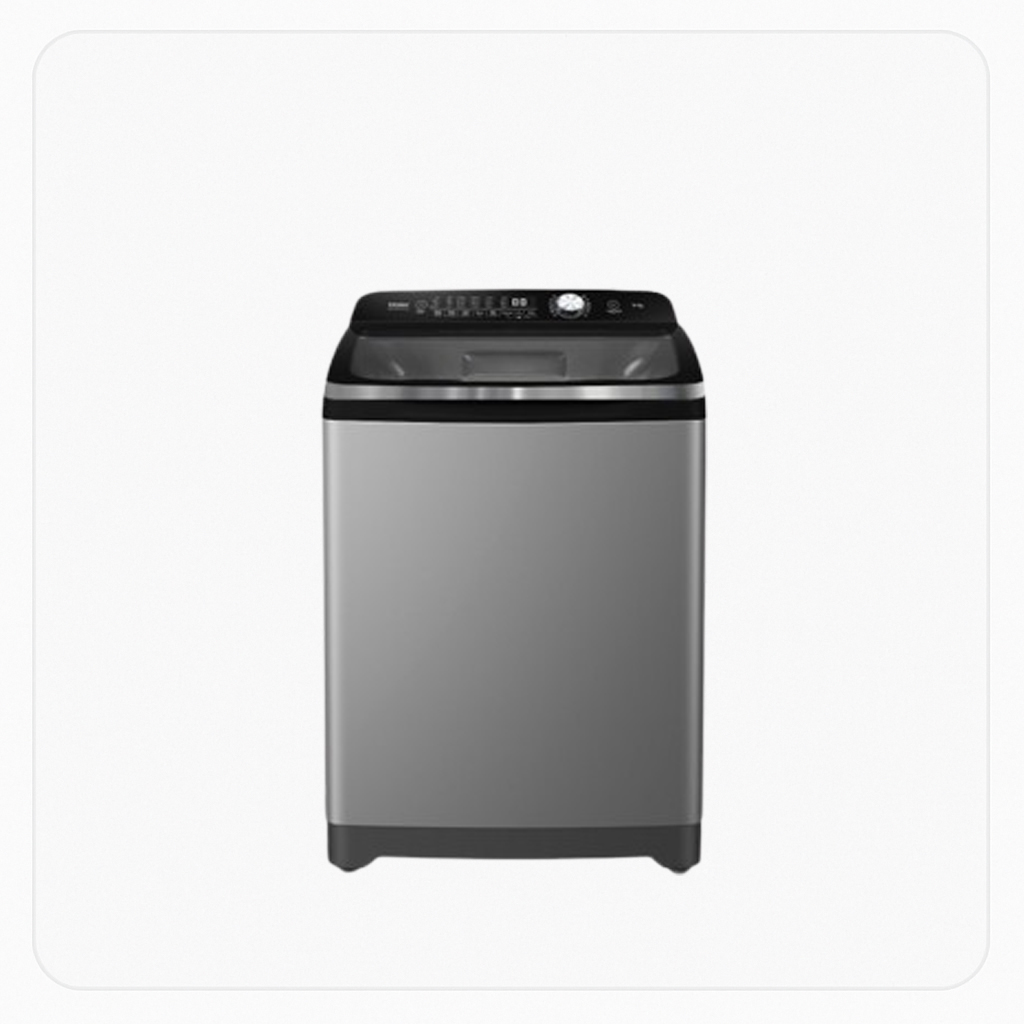Haier Top Load Washing Machine 12kg – Inverter – Silver