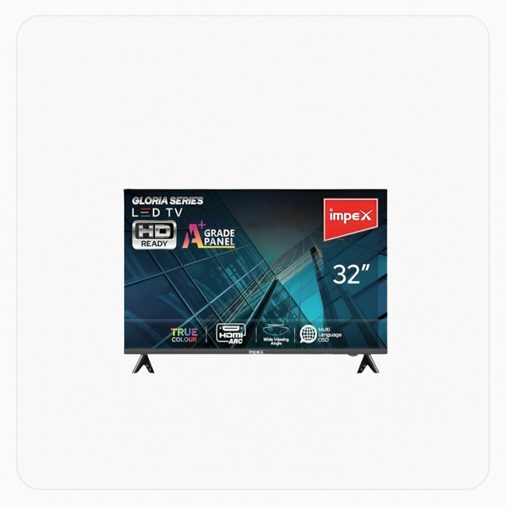Impex Gloria 32 Smart TV – 32 Inch – 4K Ultra HD – Android  – Black
