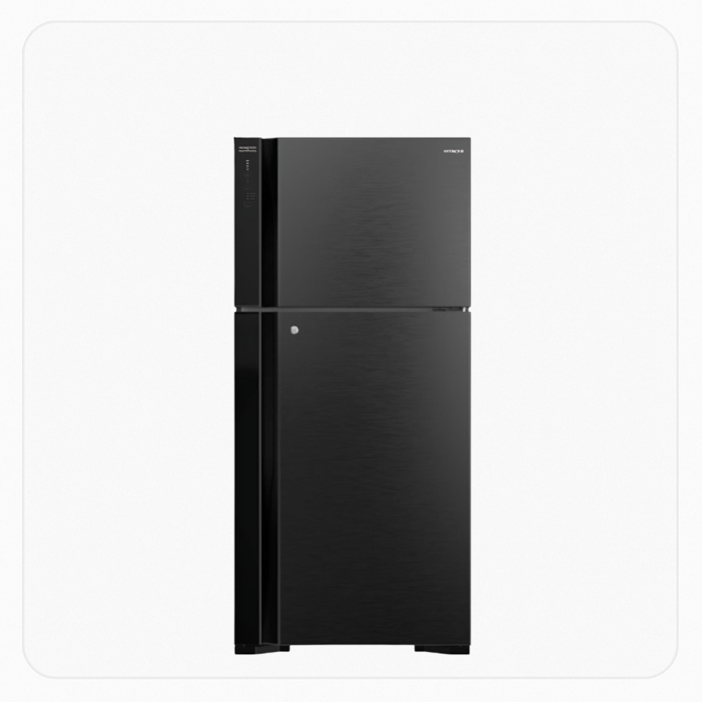 Hitachi Refrigerator – DOUBLE-DOOR 14.3 Cu.Ft – Inverter – 550 Liters - Black