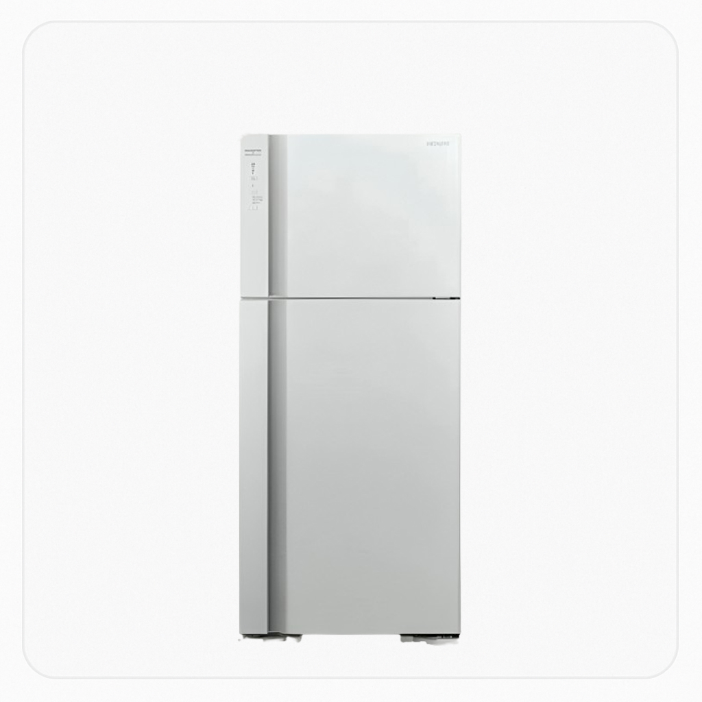 Hitachi Refrigerator – 2-Door – 18 Cu. Ft Inverter – White