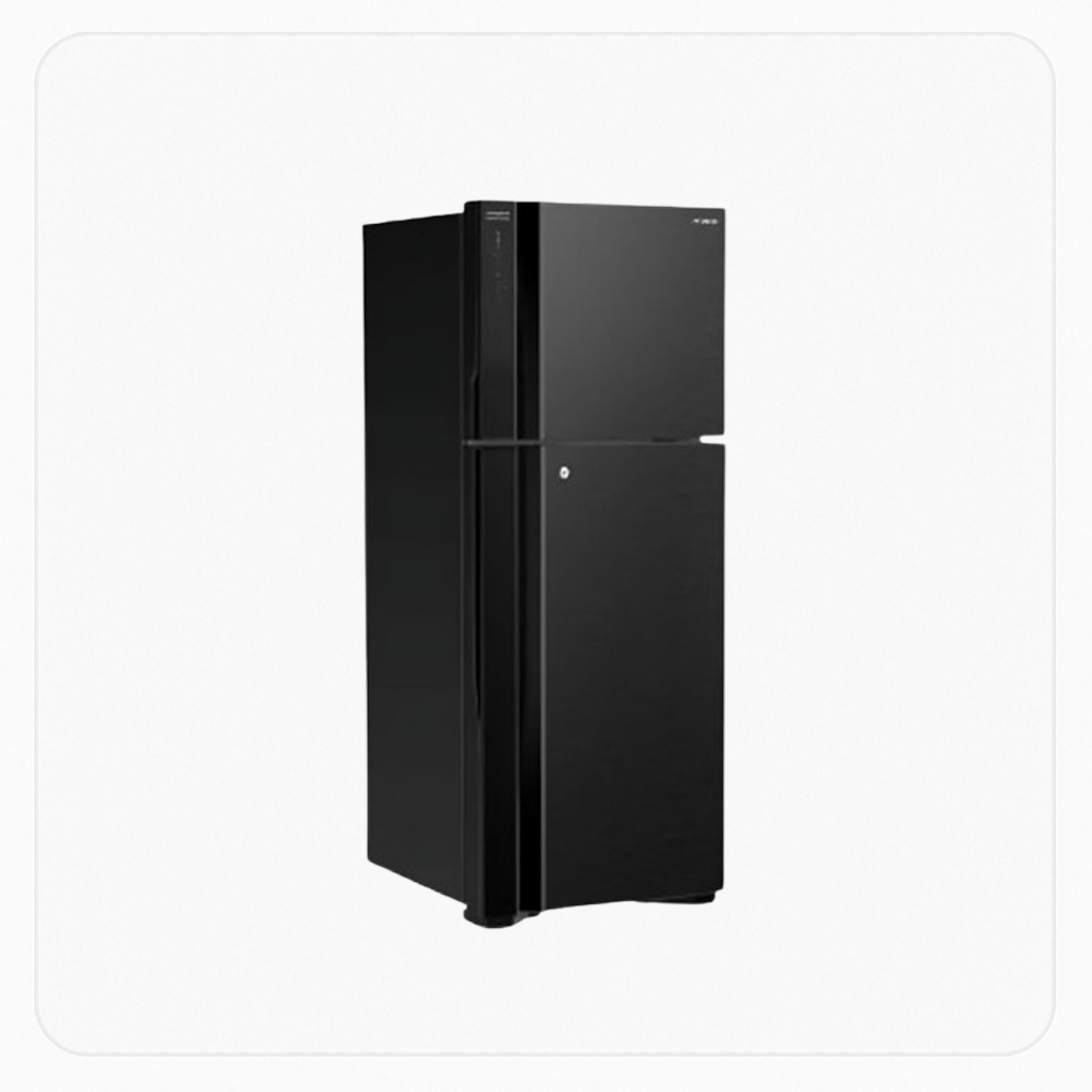 Hitachi Refrigerator – Double Door, 15.9 Cu.Ft, Black