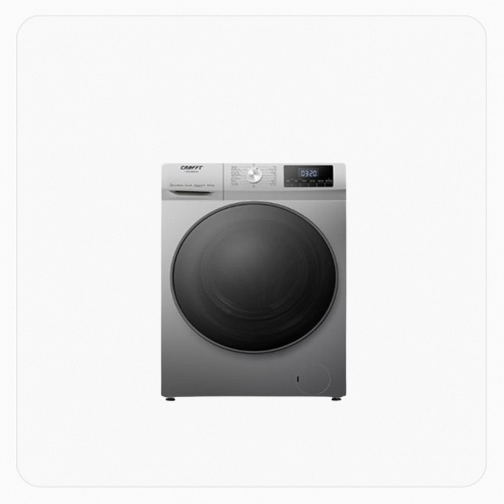 CRAFT Front Load Washer Dryer - 10kg Wash / 6kg Dry - Silver