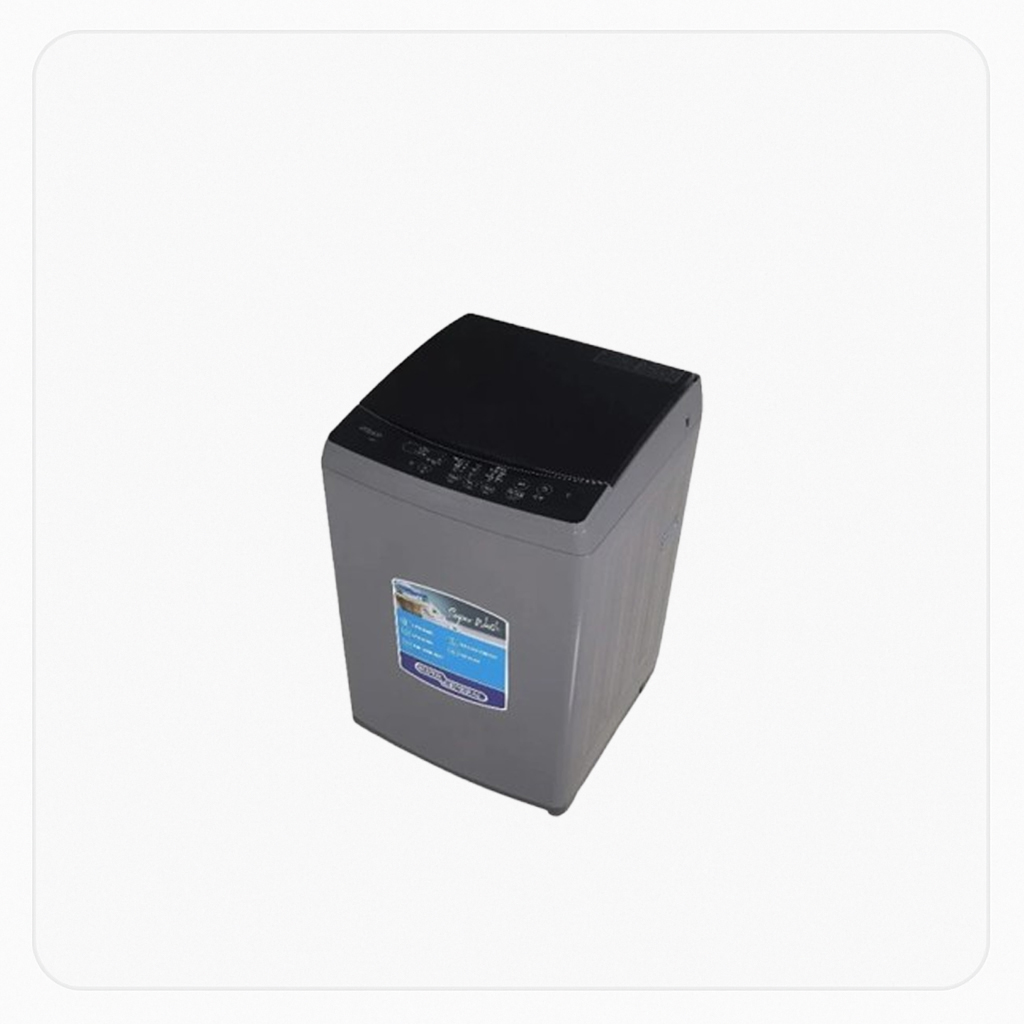 Super General Top Load Washing Machine - 8kg - Silver
