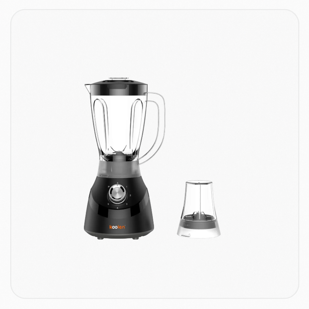 Koolen Electric Blender 600W, 2 IN 1, Black