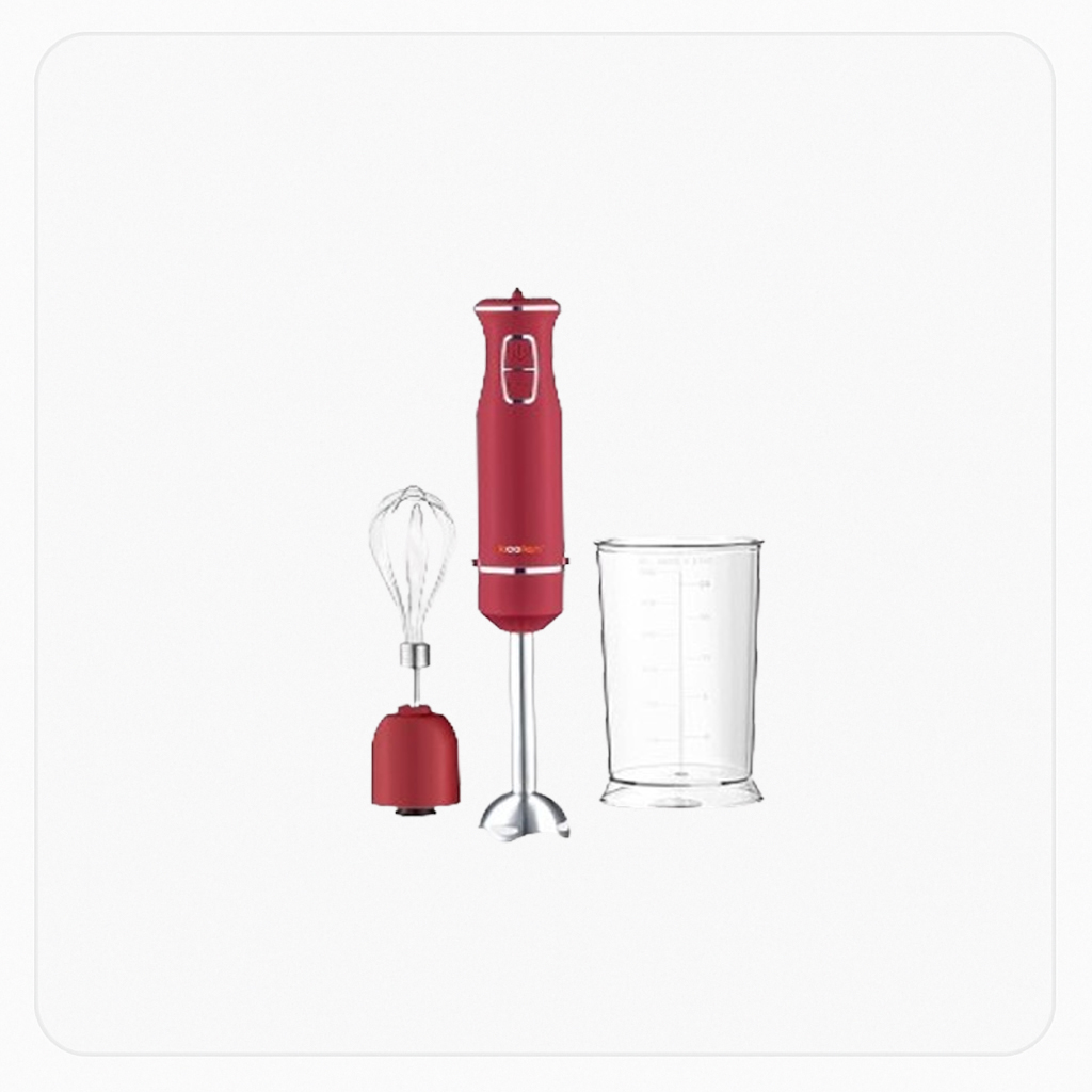 Koolen Hand Blender 2 In 1 500W ,Red