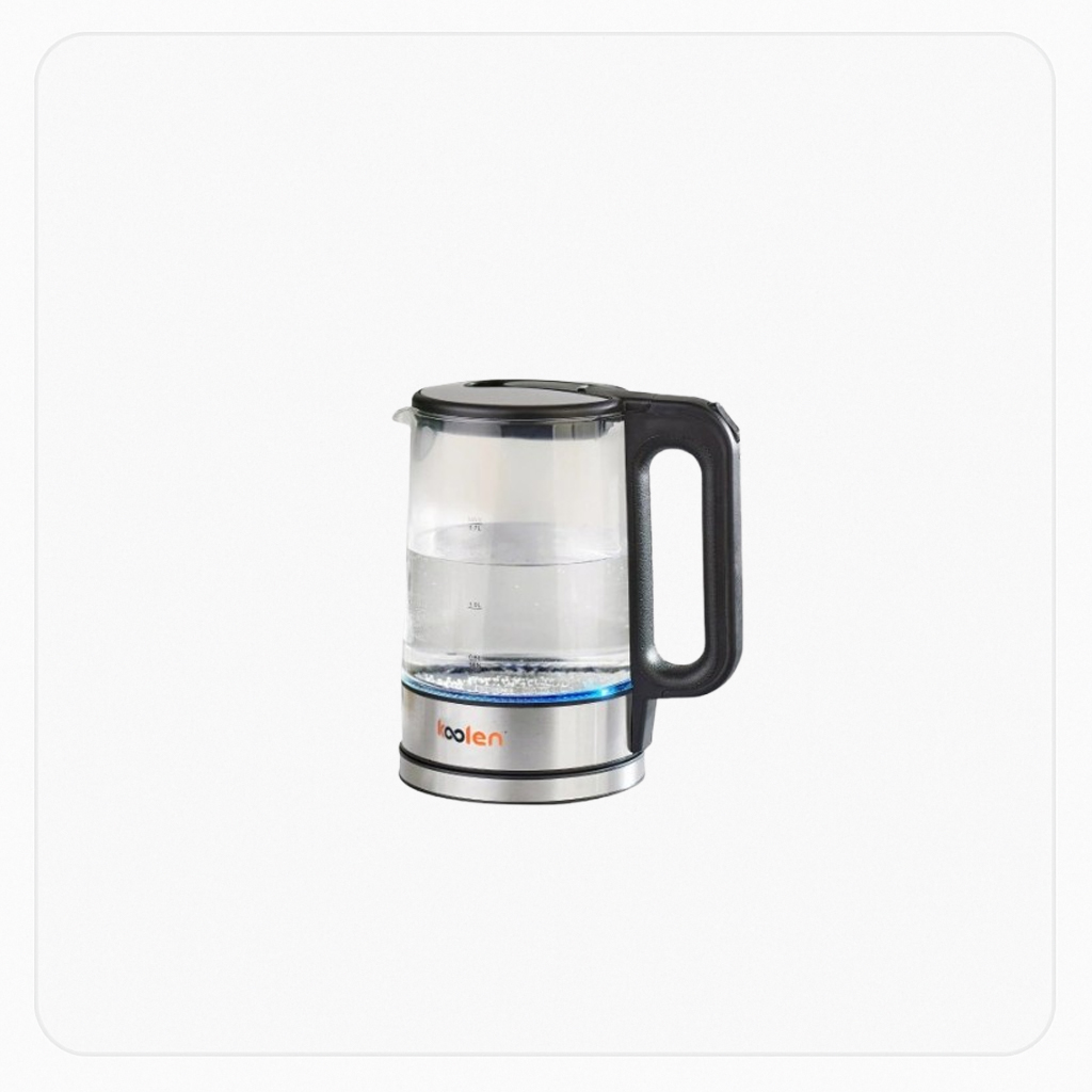 Koolen Water Kettle 1.7L 2200W Glass 